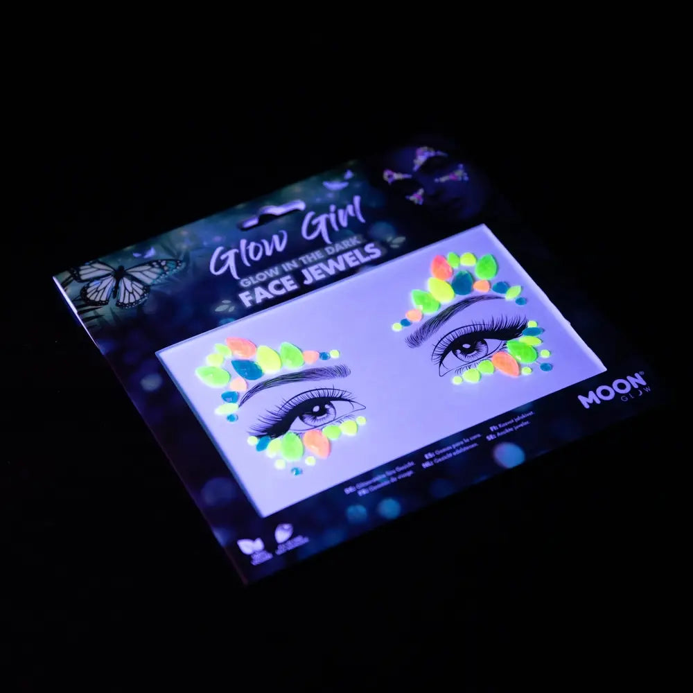 Strass Autocollant - Glow Girl - Glow in the dark - Brille dans le noir