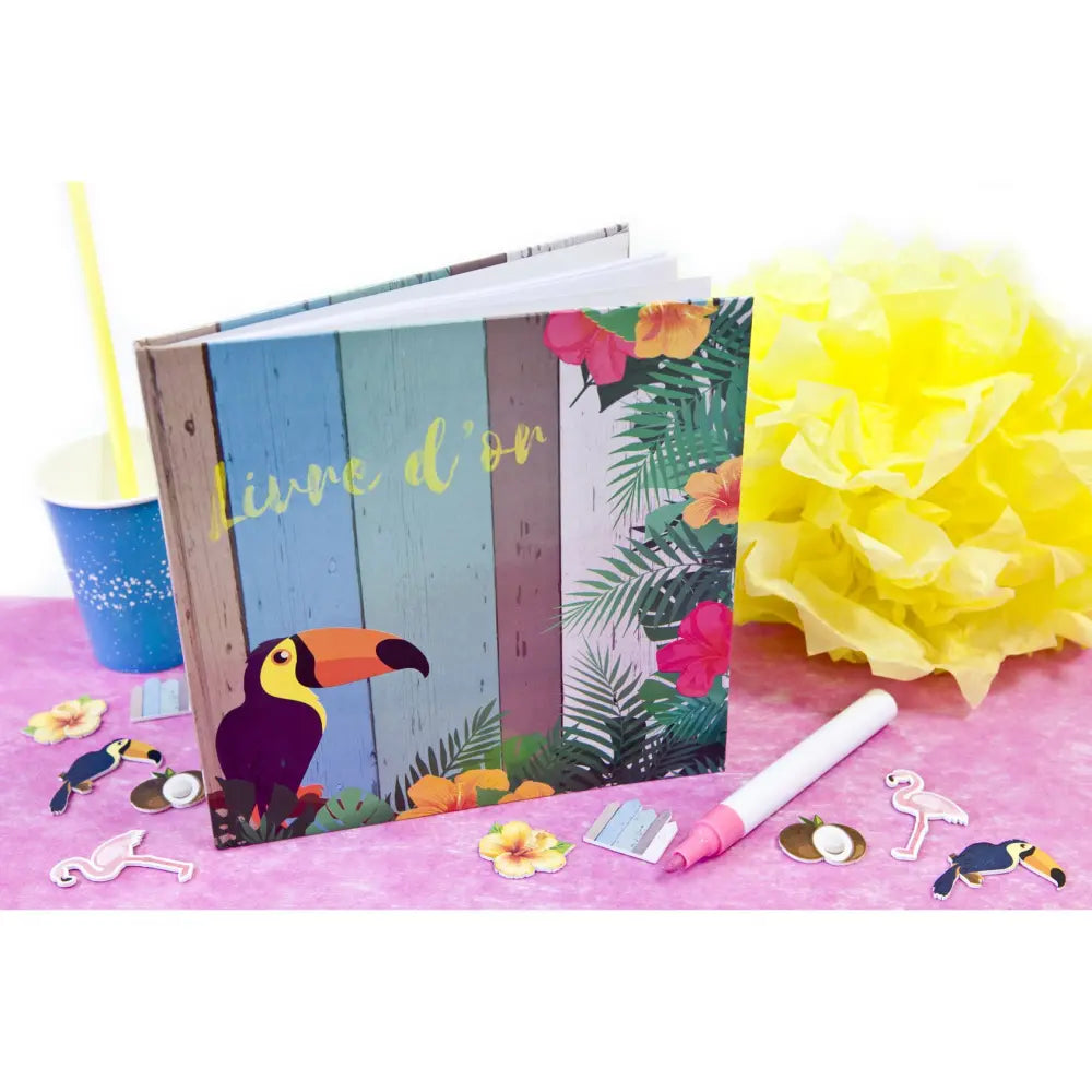 LIVRE D'OR TROPIQUE 40 pages