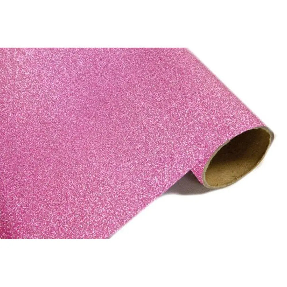 Chemin de Table 5m - Effet Métal Pailleté Fuchsia