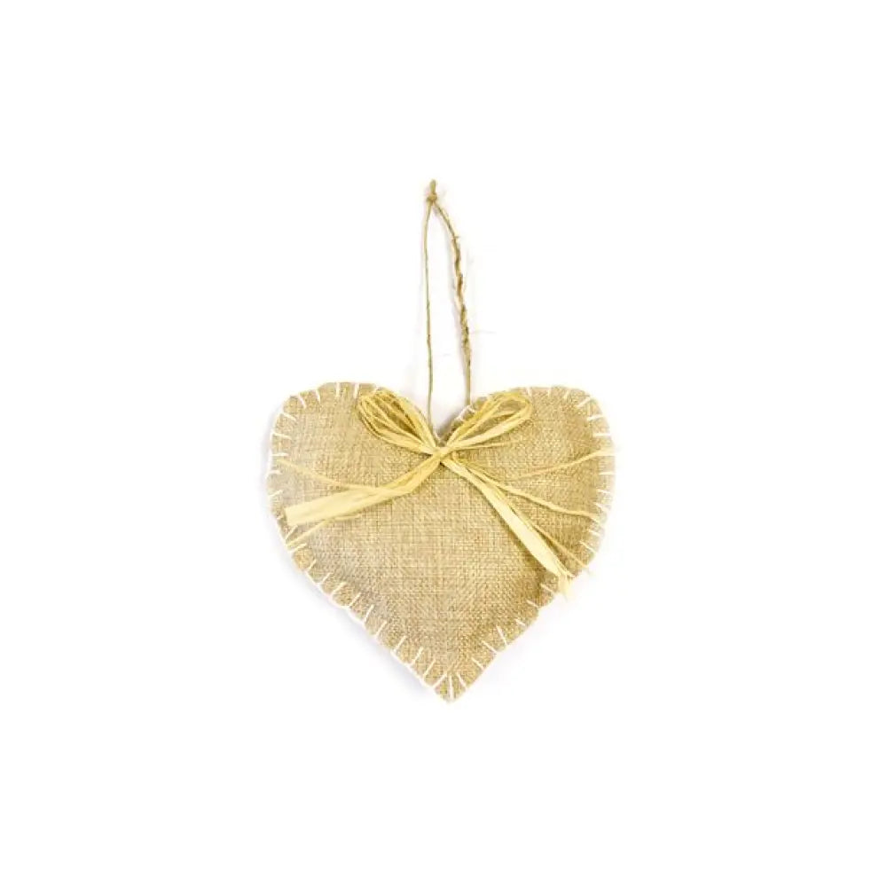 Suspension Cœur - Effet Jute