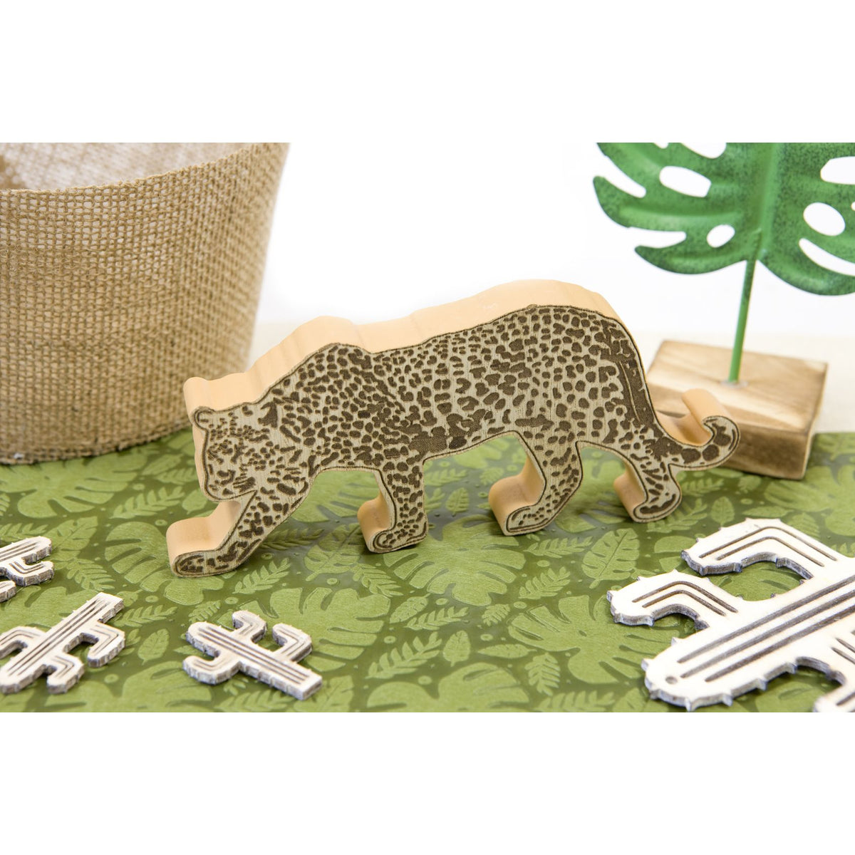 Déco Thème Savane - Leopard