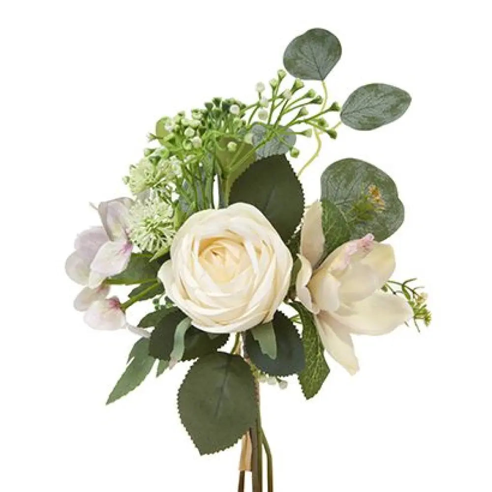 Bouquet Orchidée, Rose, Fleurettes et Eucalyptus