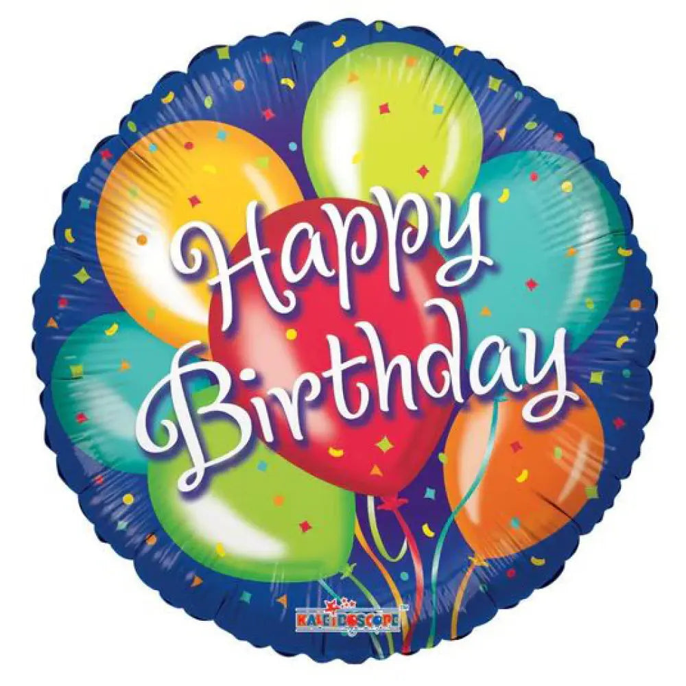 Ballon Alu 45cm -Happy Birthday Balloon