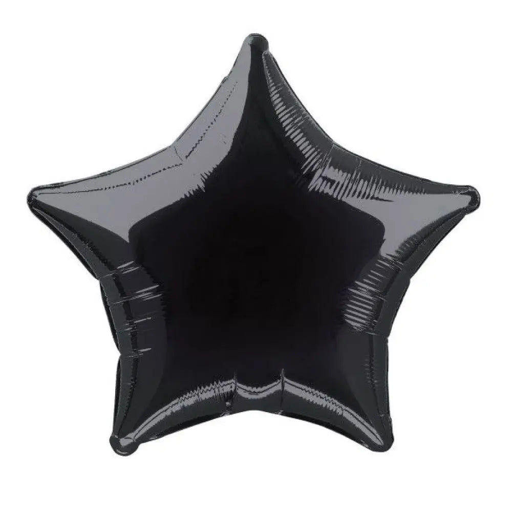 Ballon Alu Etoile 50cm - Noir
