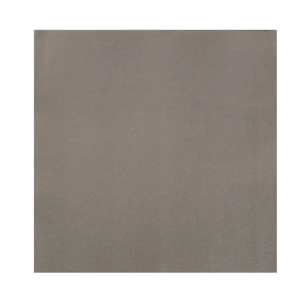 40 Serviettes ''Sun Ouate Uni'' - 38x38cm - Taupe