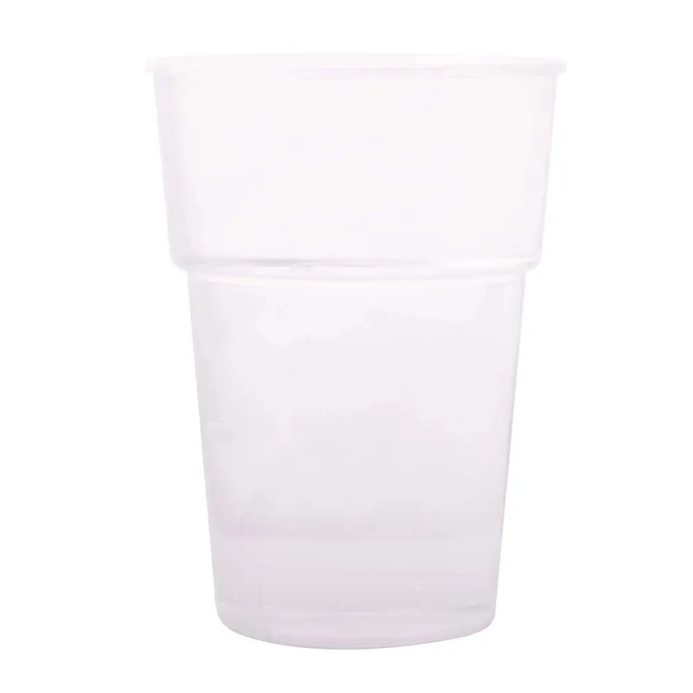 50 Gobelets en Plastique Réutilisable 33cl - TRANSPARENT