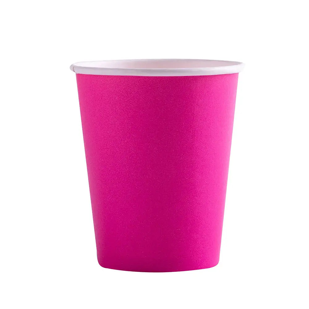 20 Gobelets en Carton 20cl ''Fiesta'' - FUSCHIA