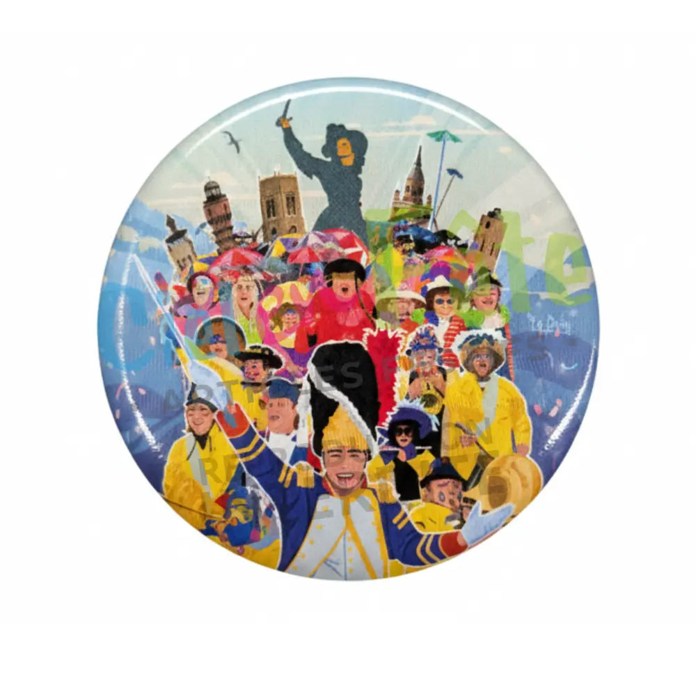 Badge Epingle 56mm - Carnaval de Dunkerque 2026 Officiel