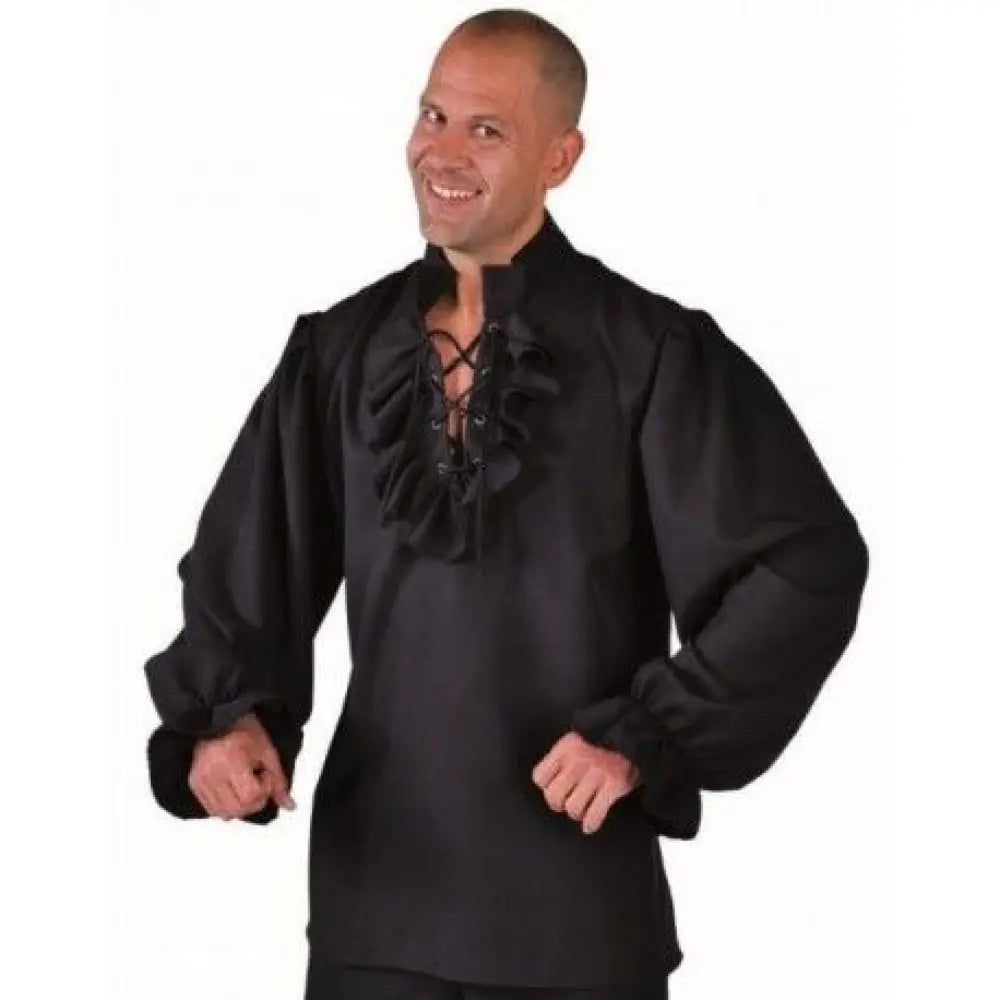 Chemise Pirate Homme Noir - M