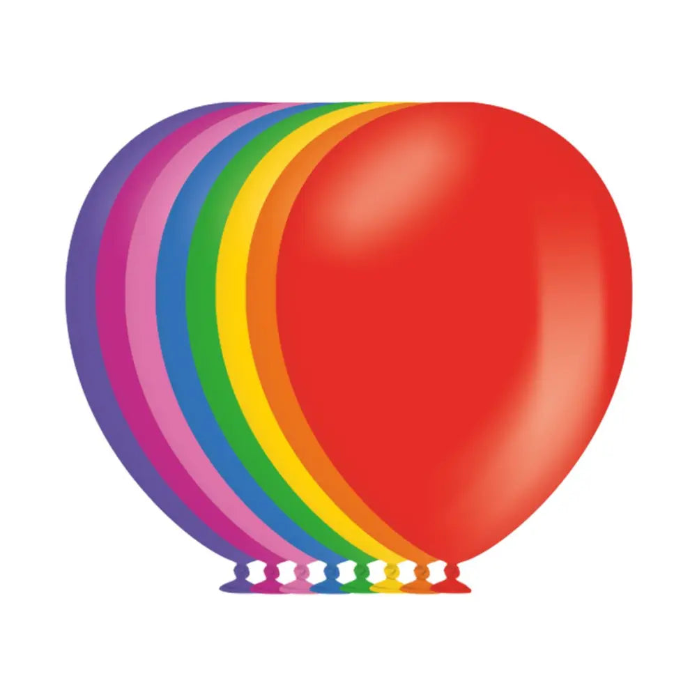 50 Ballons 30cm - Assortiment de Couleurs / Multi colour
