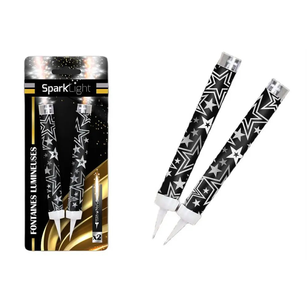 2 Fontaines de fête - 60 secondes - 150 mm