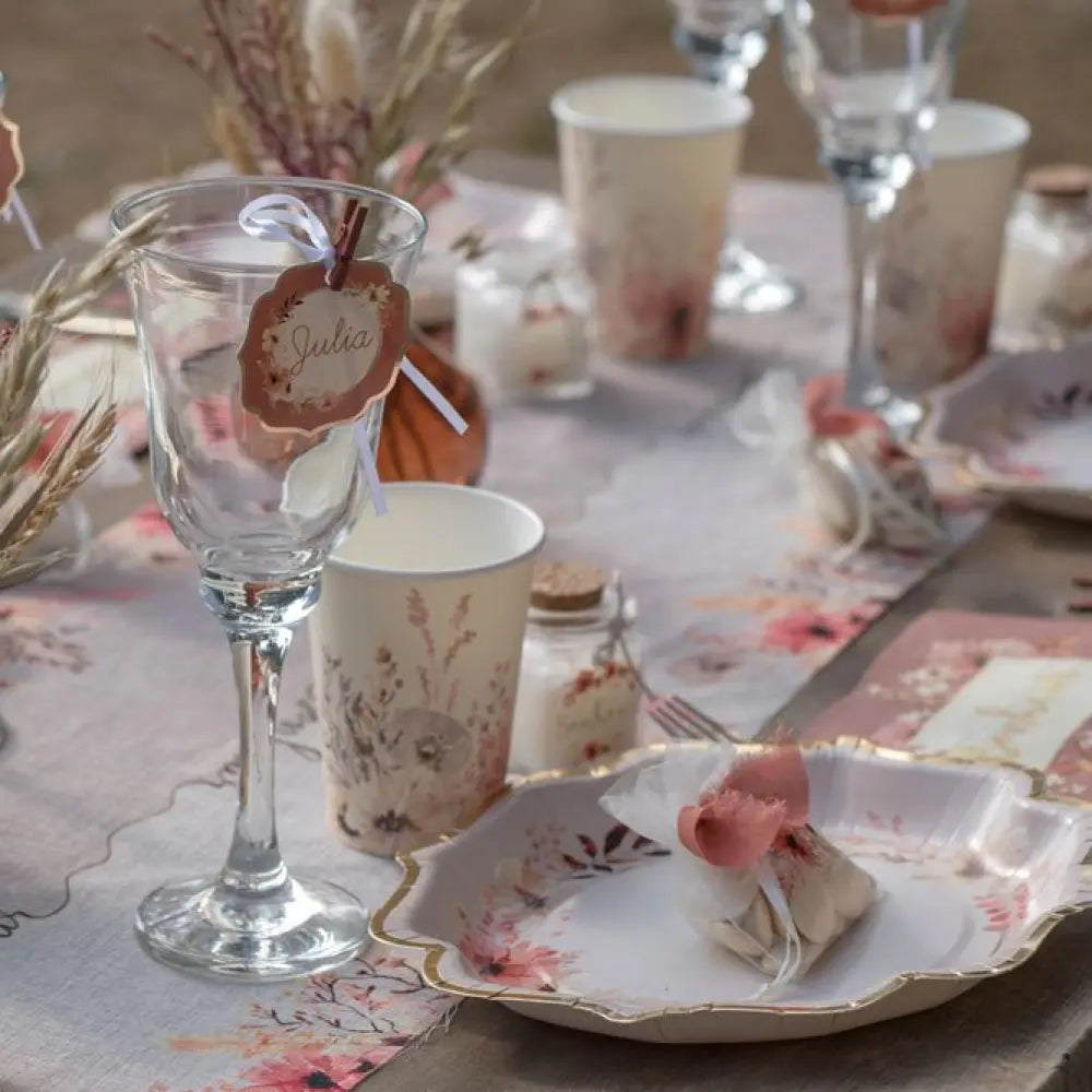 24 Mini pinces en bois - Terracotta - 2.5 cm