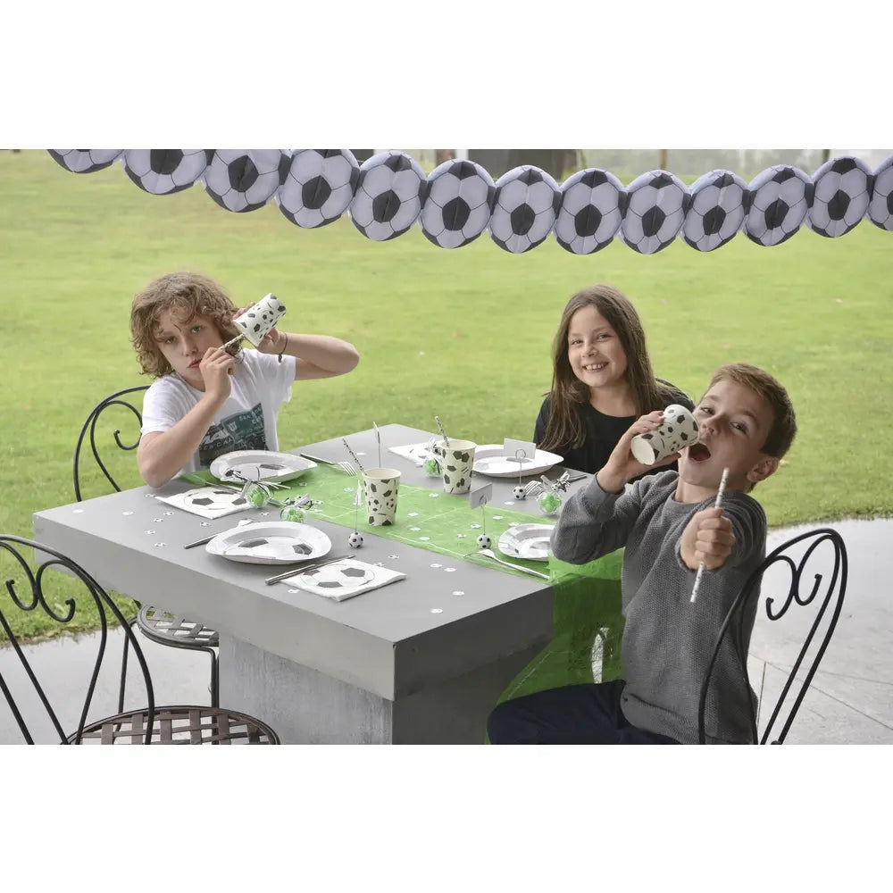 Chemin de table Foot Vert