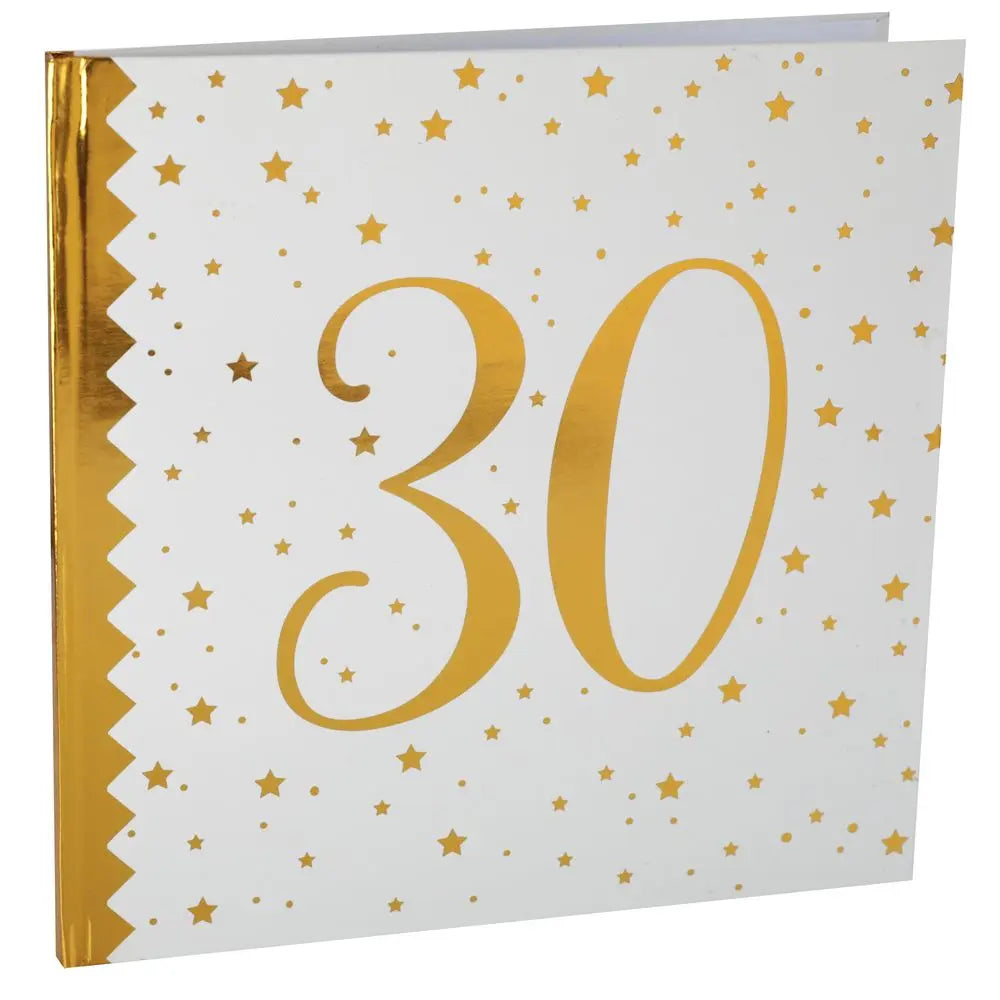 Livre d'Or - Etincelant Or - 30 Ans