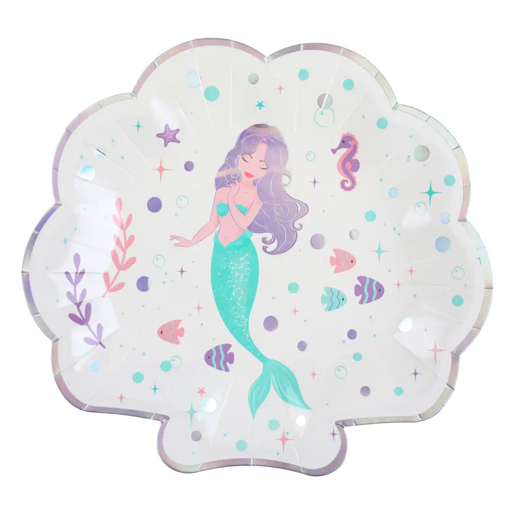 Assiette Sirène Irisé