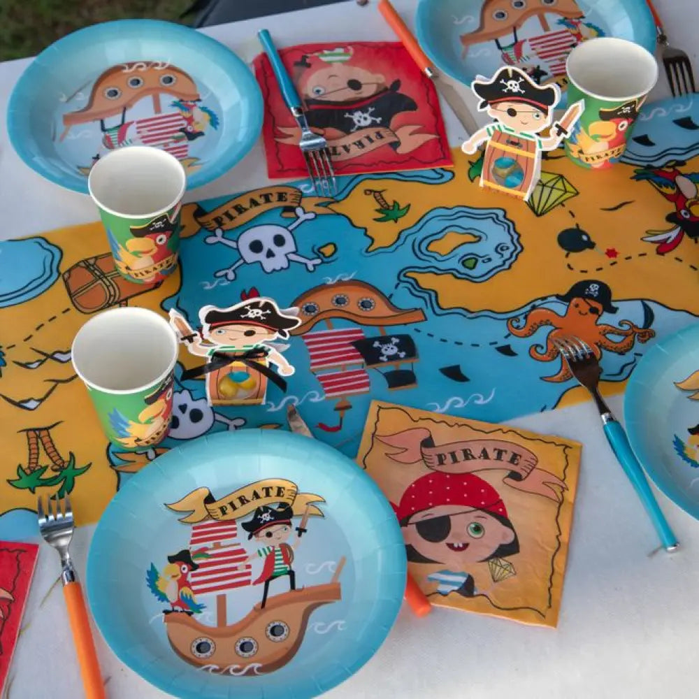 Chemin de Table - Pirate Multicolore - 30cm x 5m