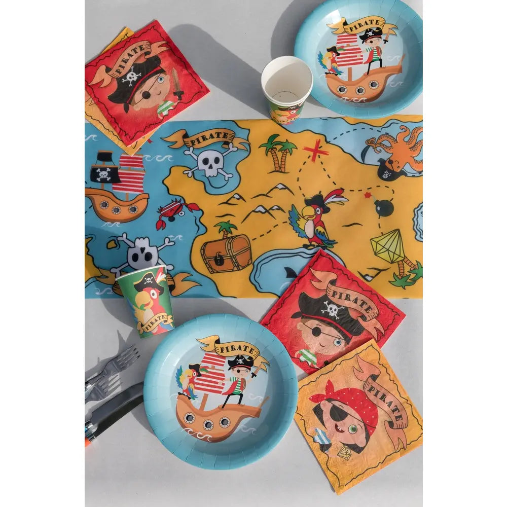 Gobelet Pirate Multicolore Ø 7.8 x 9.7 cm / 27cl Sachet de 10 pièces