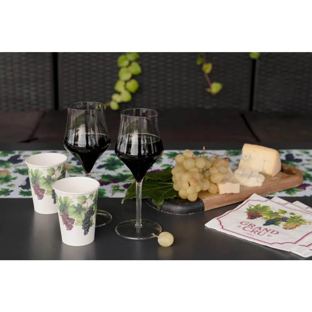 10 Gobelets en Carton 20cl - Viticole Multicolore