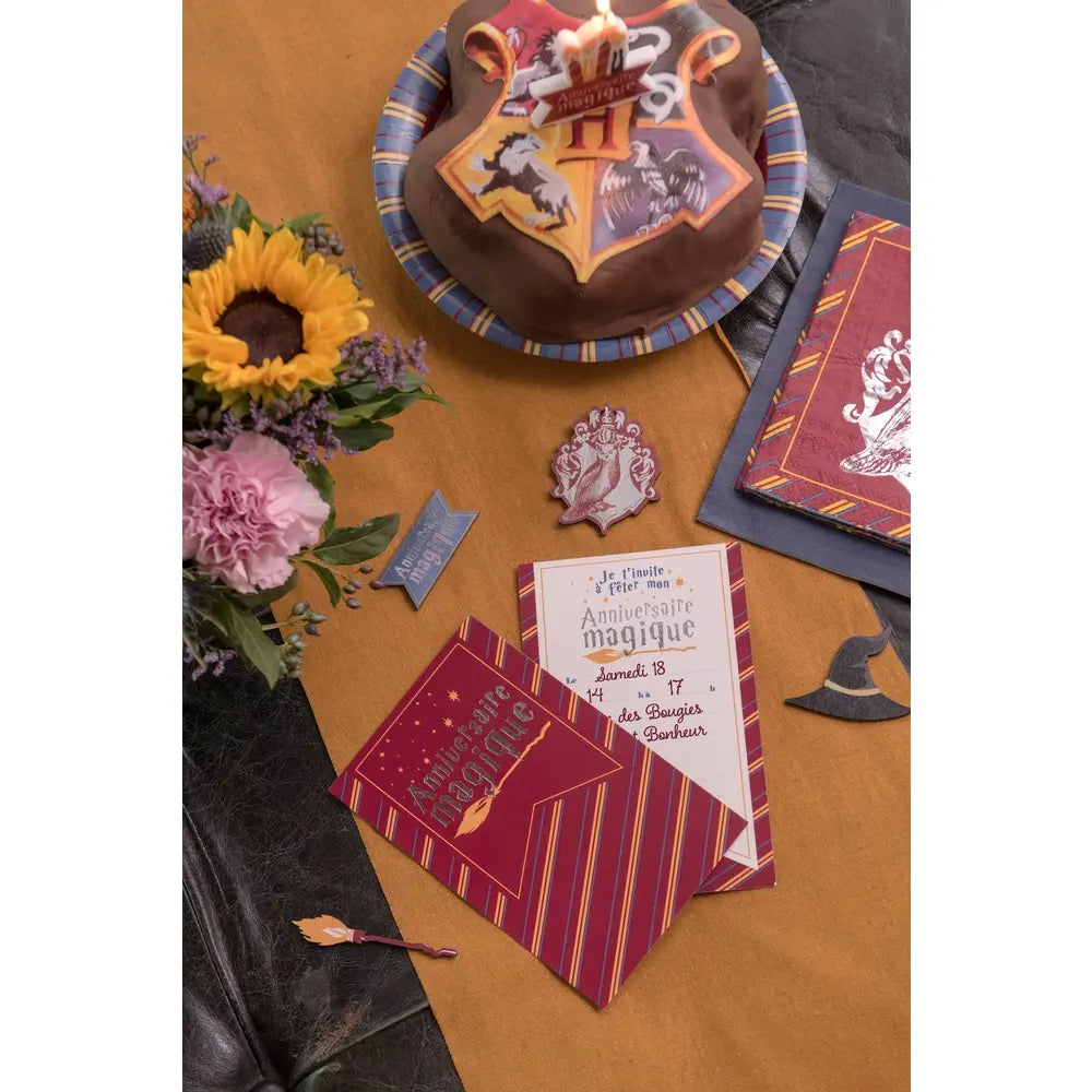 Carte invitation Sorcier Multicolore