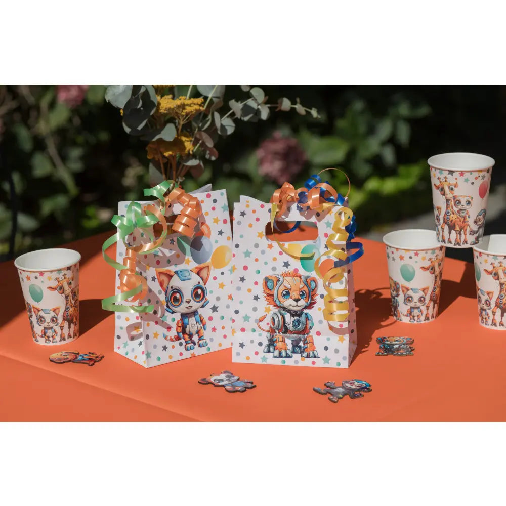 10 Sacs 13 x 7 x 18 cm - Happy cop's Multicolore