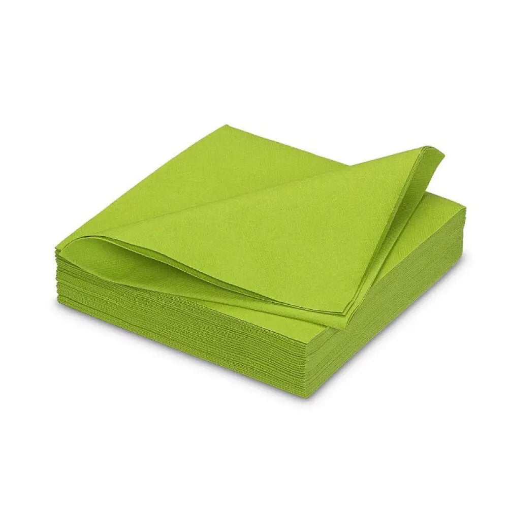 50 Serviettes Airlaid 40x40cm - Kiwi