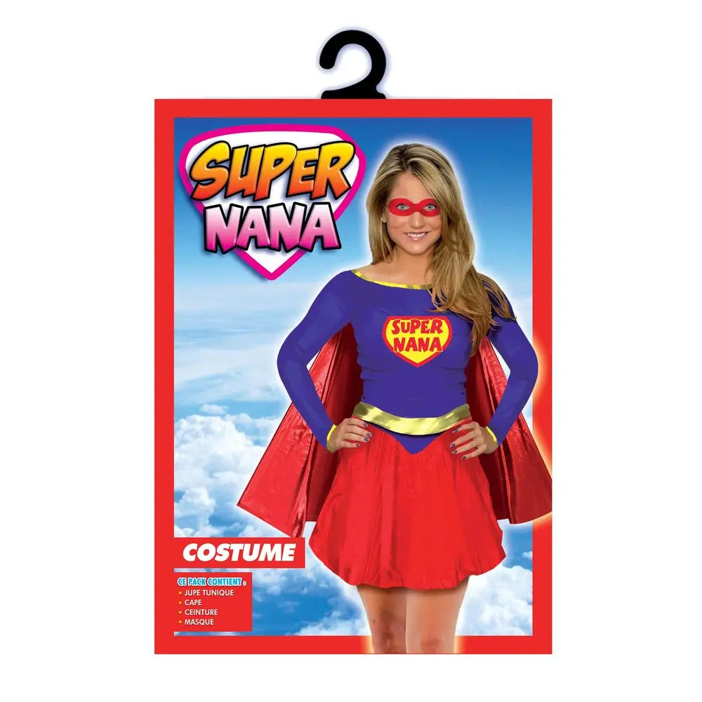 Costume Femme Super Nana - Taille Unique