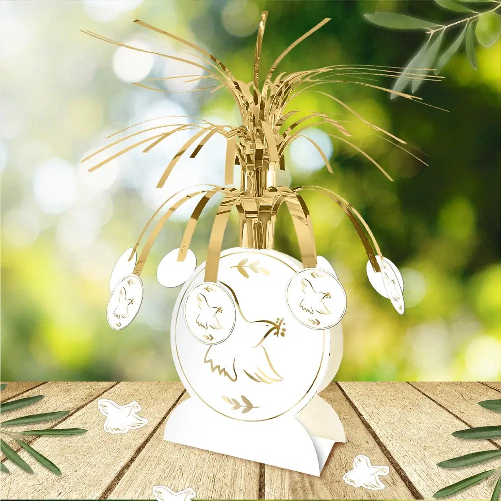 Centre de Table Colombe - Hauteur 20 cm