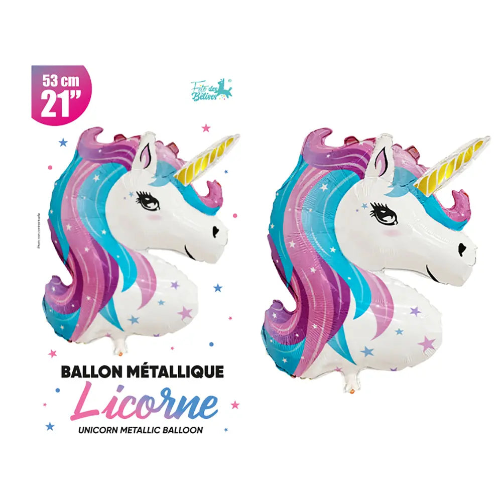Ballon Alu 53cm - Licorne