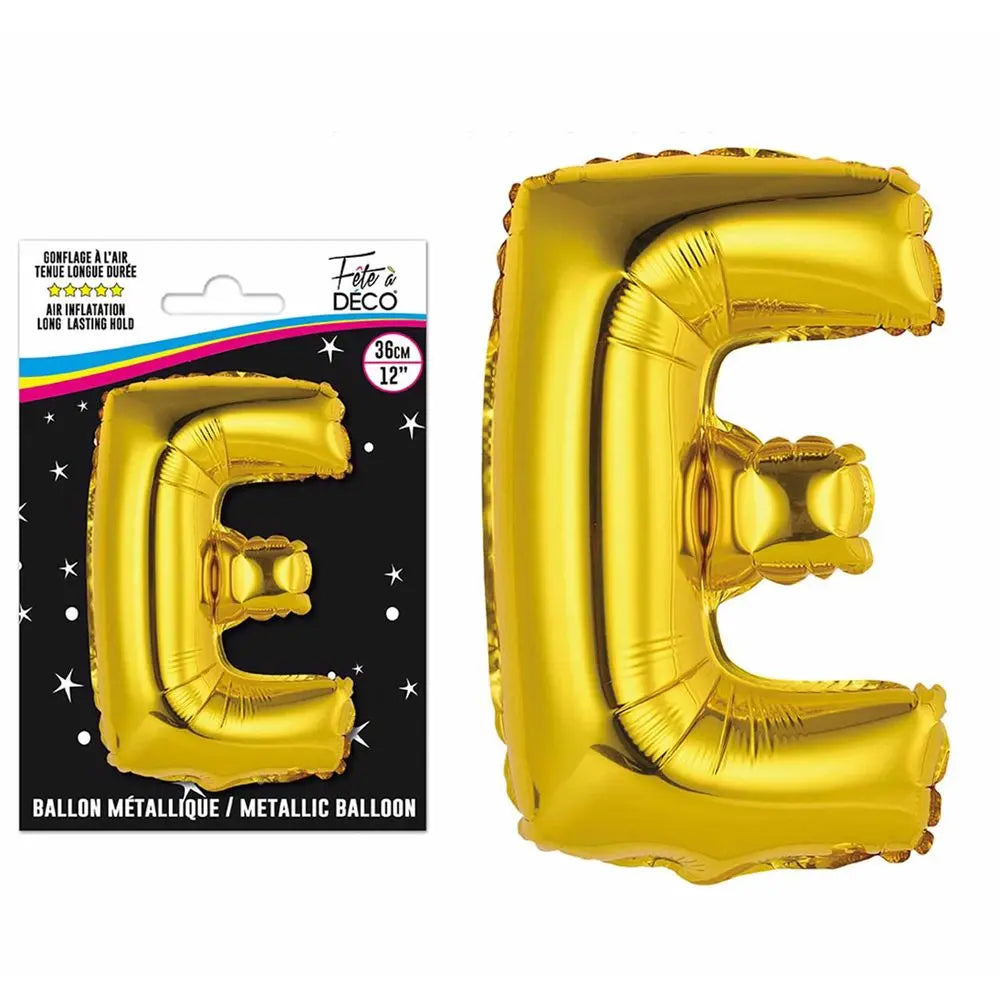 Ballons métalliques OR lettre
