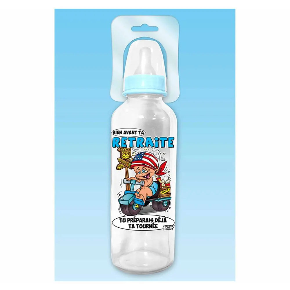 Biberon Homme - Vive la Retraite