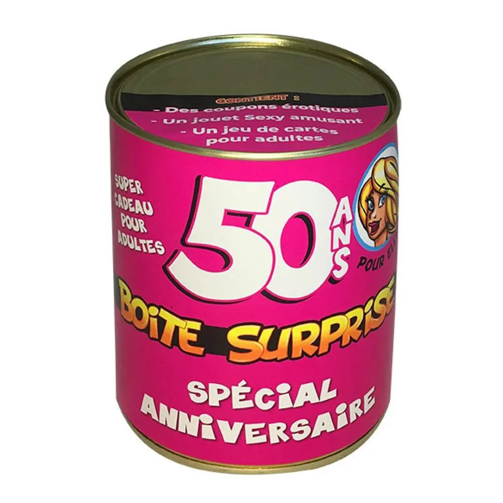 Boite Surprise Femme à l'âge - 50 ans