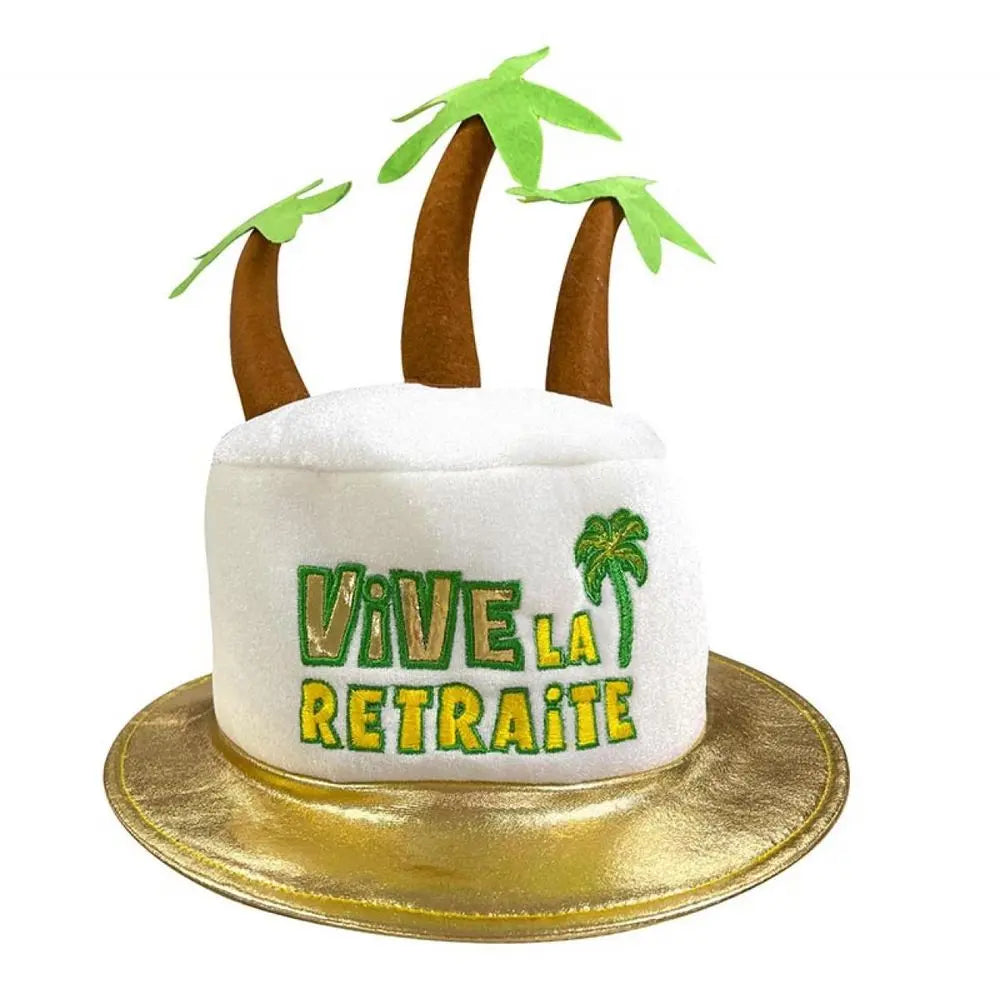 Chapeau Métallique - Vive la Retraite