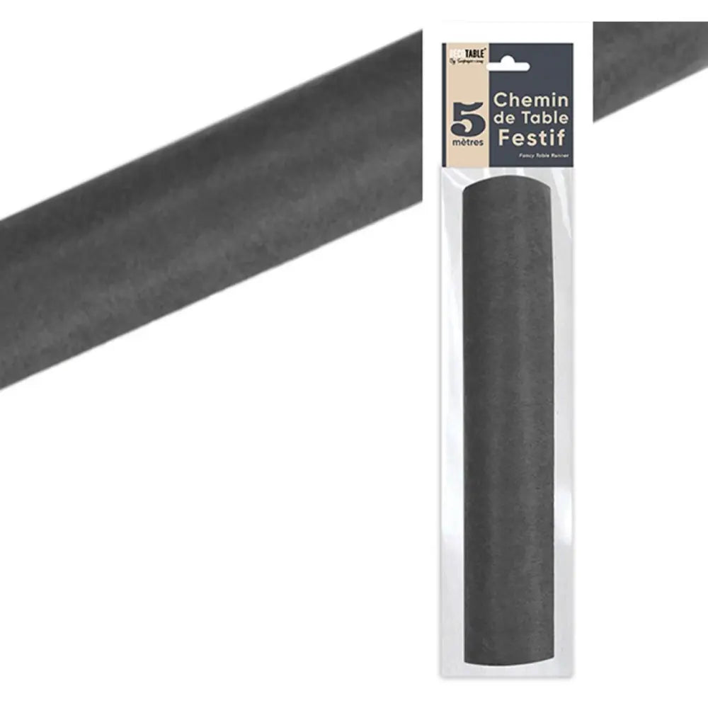 Chemin de Table Festif - Gris