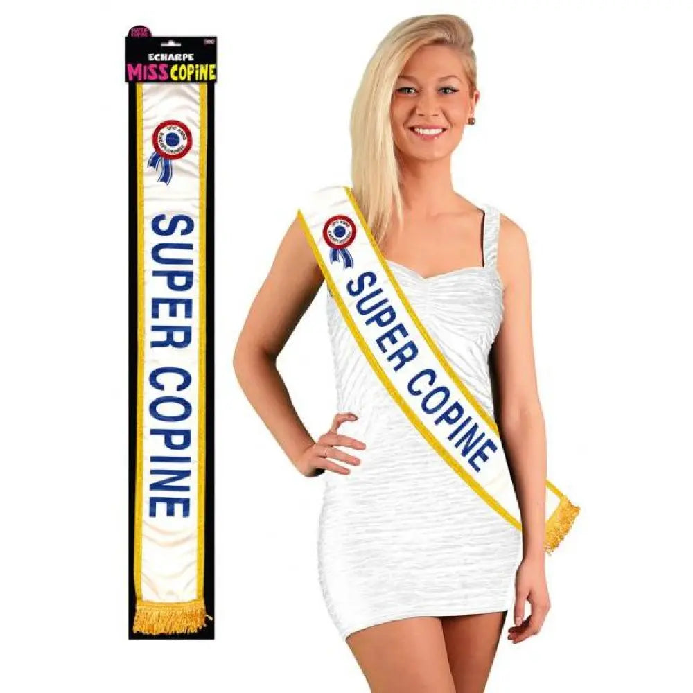 Echarpe ''Miss Super Copine''