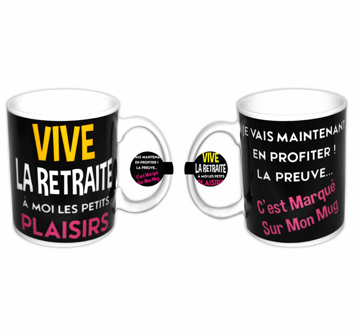 Mug âge Femme : Vive la retraite