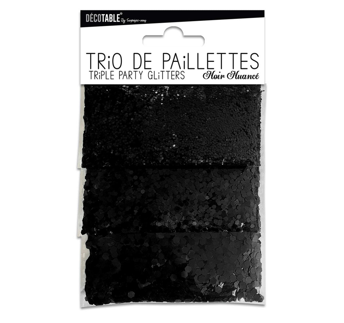 Trio de paillettes couleur