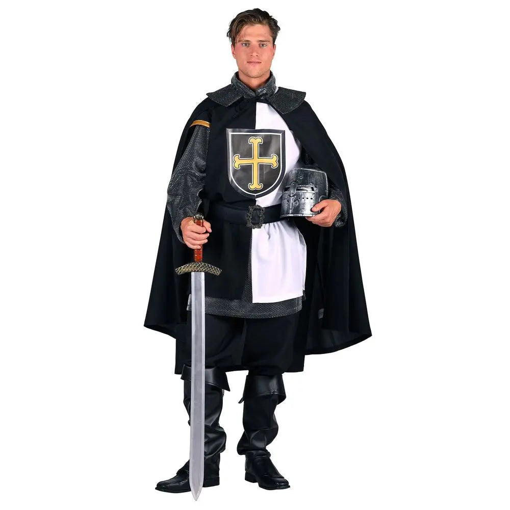 Costume Homme Chevalier Noir&Blanc - L/XL