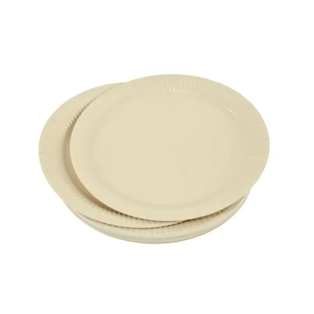 20 Assiettes en Carton ''Vitamine'' D18cm - LIN