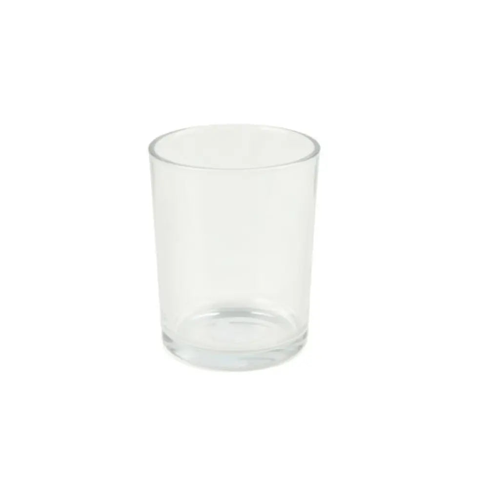 Photophore en Verre et Matière Naturelle - Ø9.5 x H12.5cm