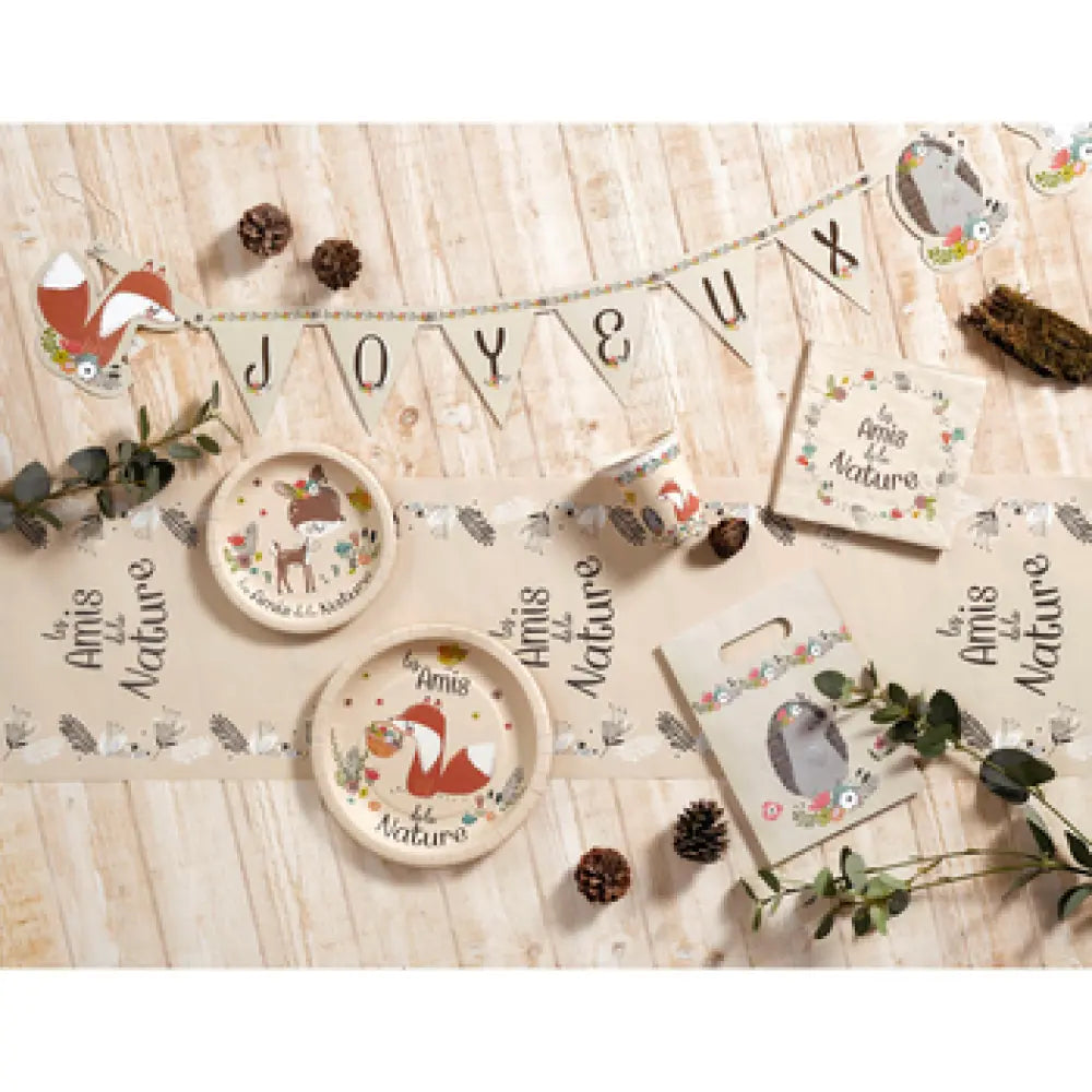 Chemin de Table en Papier 5m - Les Amis de la Nature