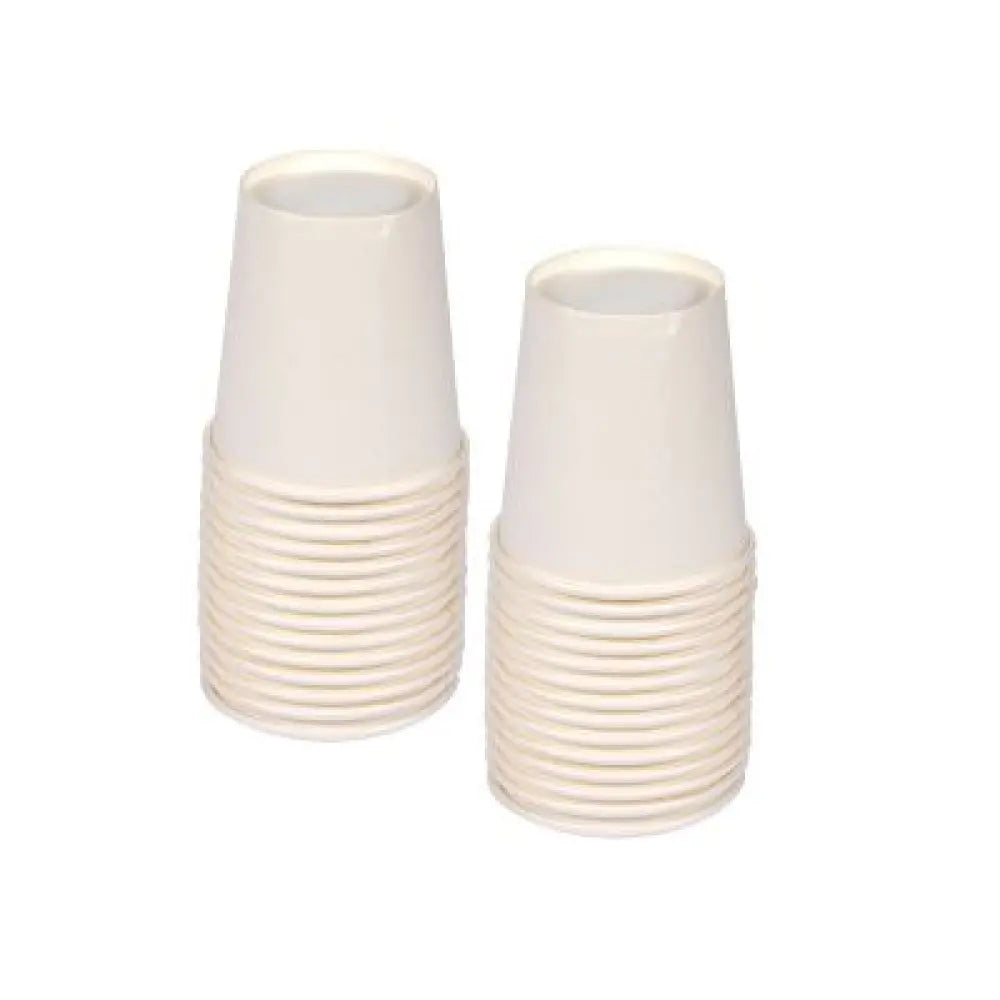 100 Gobelets en Carton 20cl - BLANC