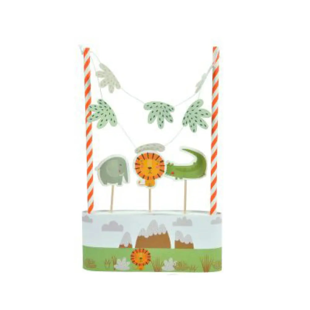 Kit Décoration pour Gâteaux - Happy Jungle