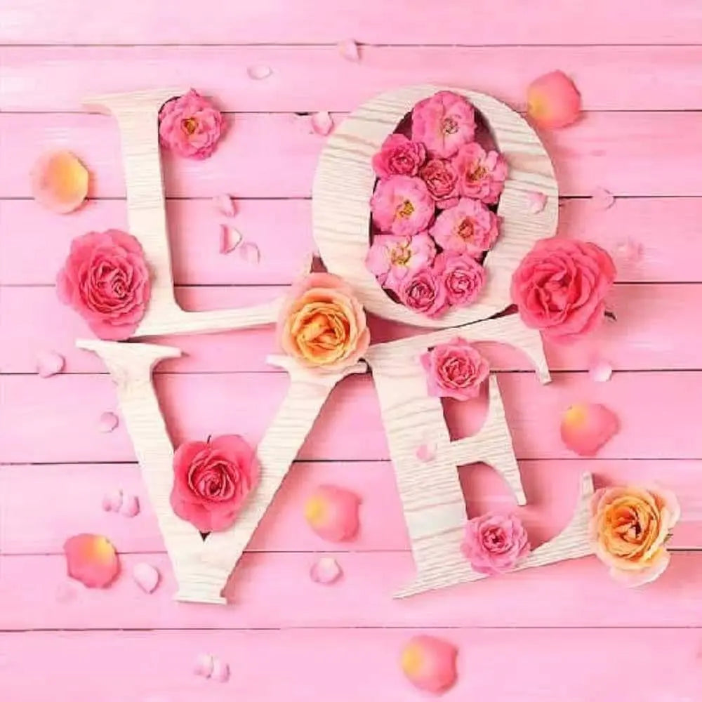 20 Serviettes en Papier 33x33cm - ''Love Rose''