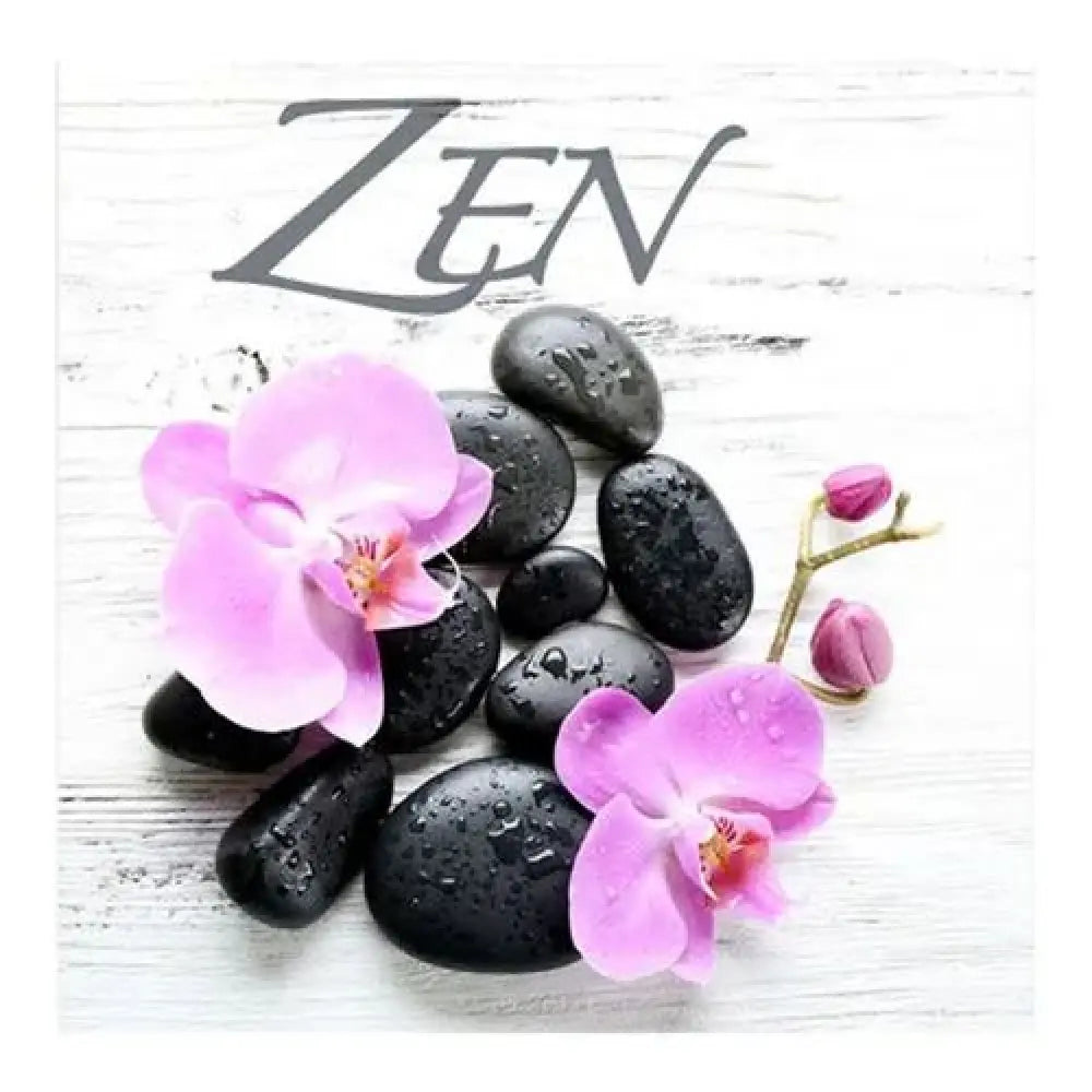 20 Serviettes en Papier 33x33cm - ''Zen''