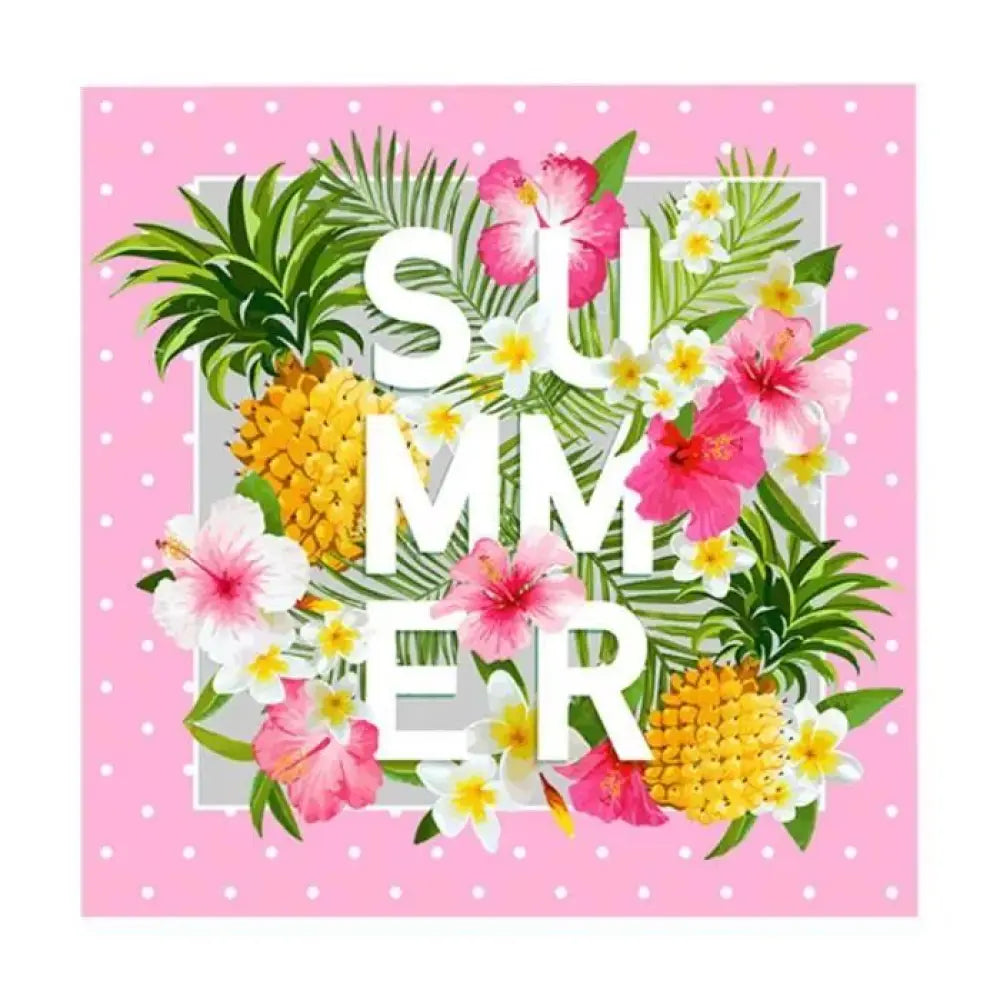 20 Serviettes en Papier 33x33cm - "Summer"