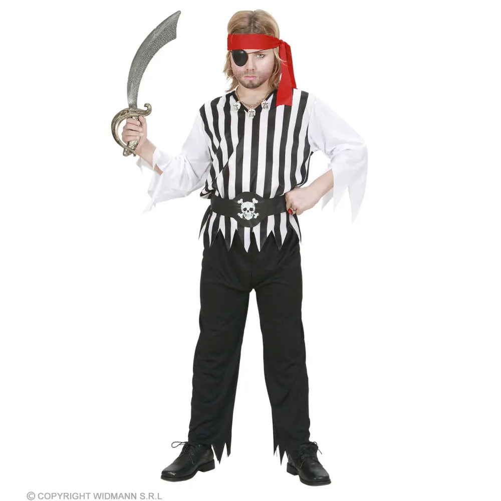 "PIRATE" (casaque, pantalon, ceinture,128cm