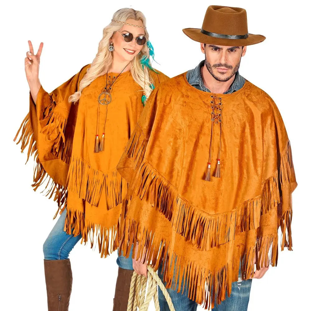 Poncho Daim Adulte - Taille Unique