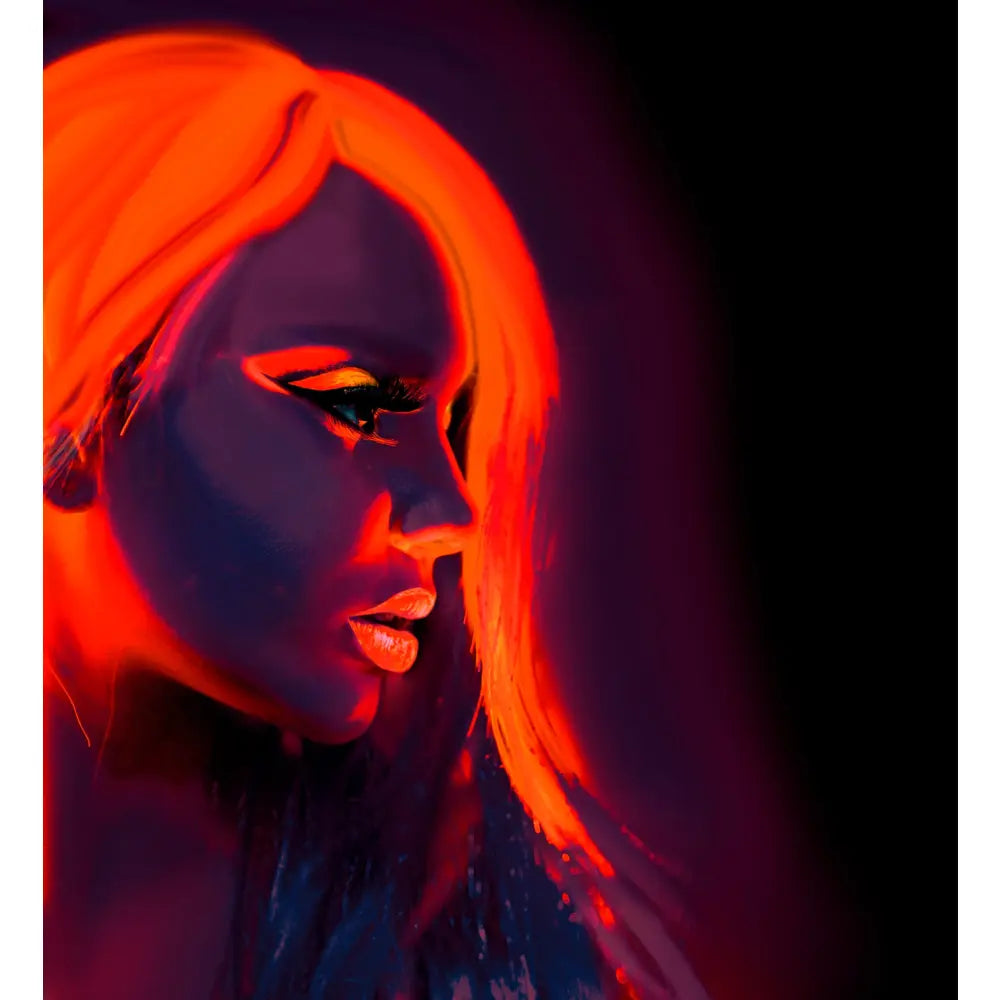 Maquillage Orange Fluo - Néon Tube 30 ml