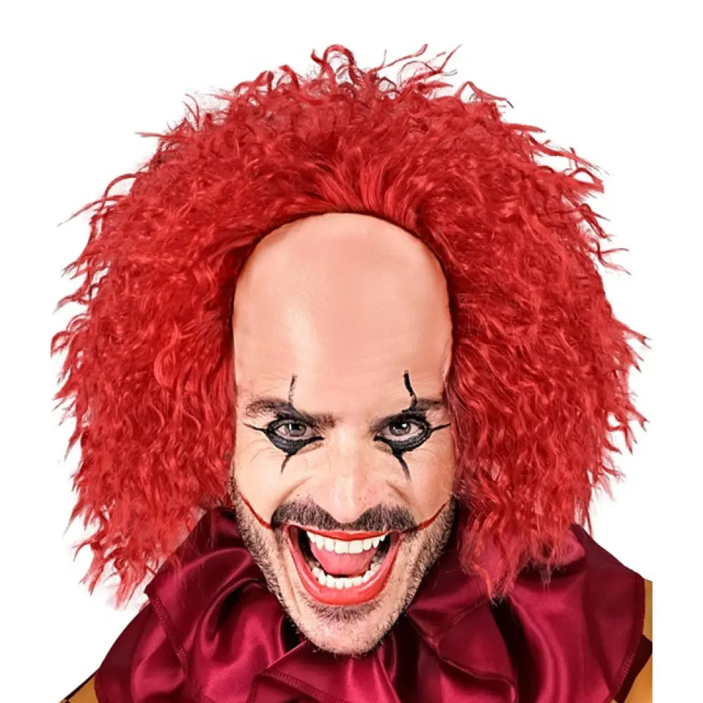 Perruque Calotte Clown effrayant