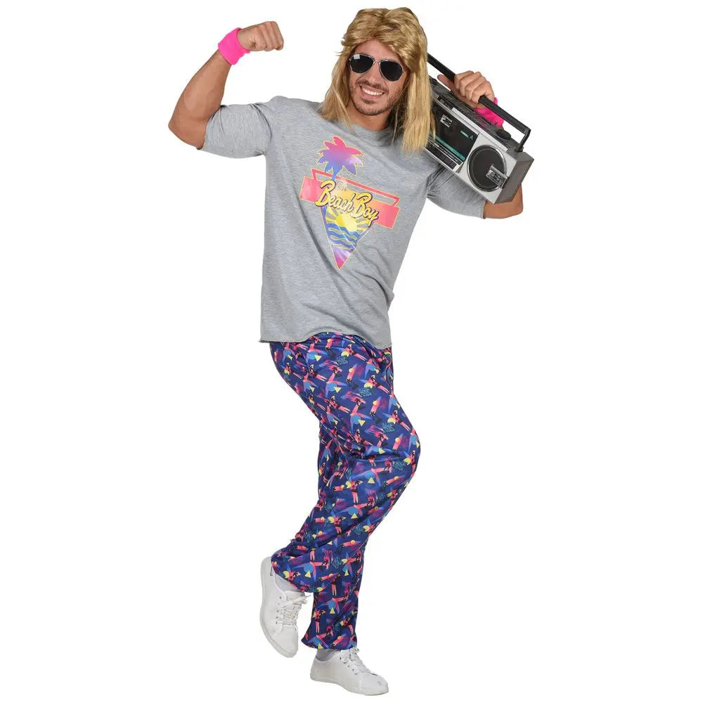 Costume Homme 80's Miami Beach Boy - M/L